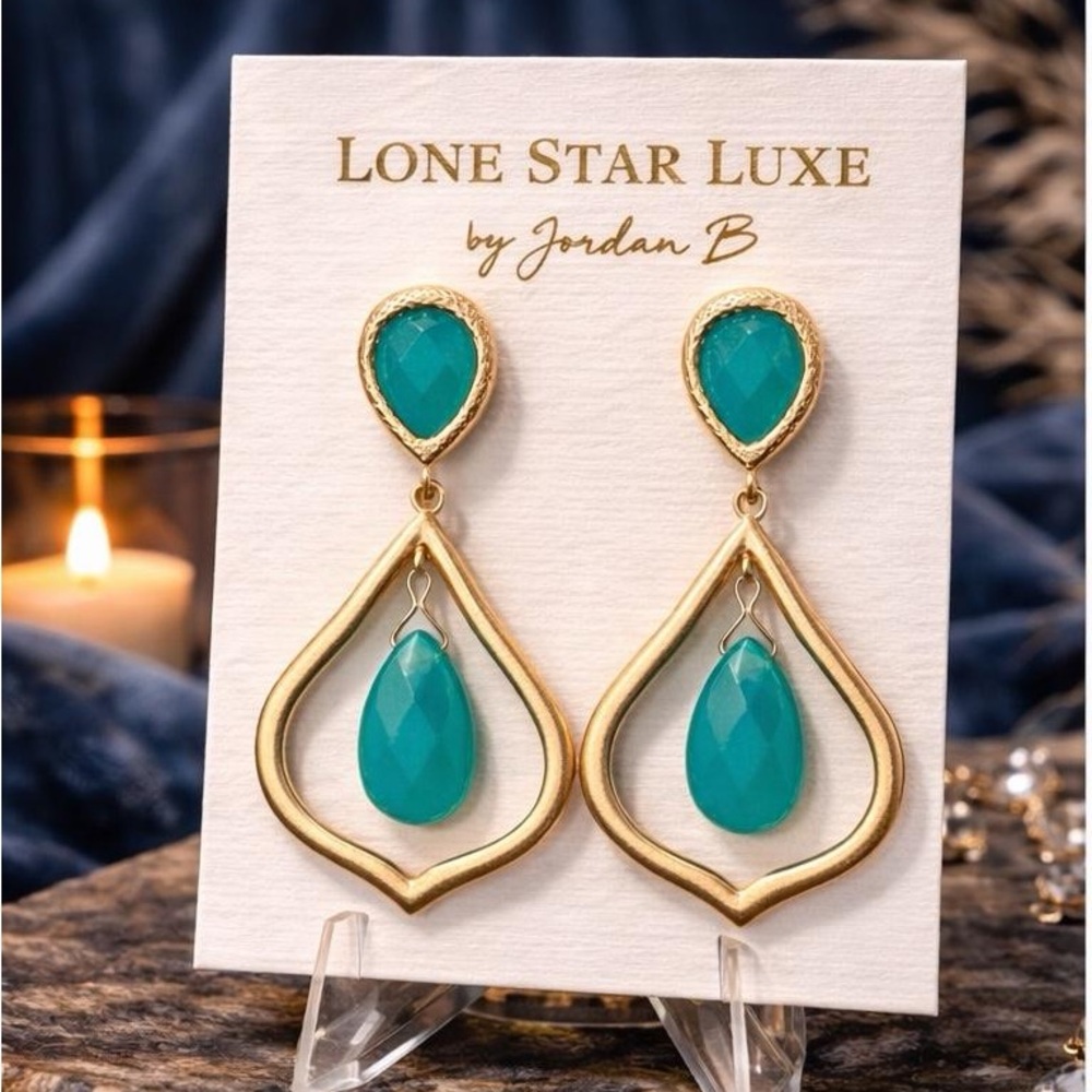 Kendra Scott Vintage Ryanne Chandelier Earrings Gold Drop